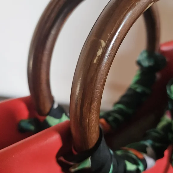 RARE Gorgeous, Red Kate Spade Ridgefield Street Katrina Handbag - Picture 11 of 13